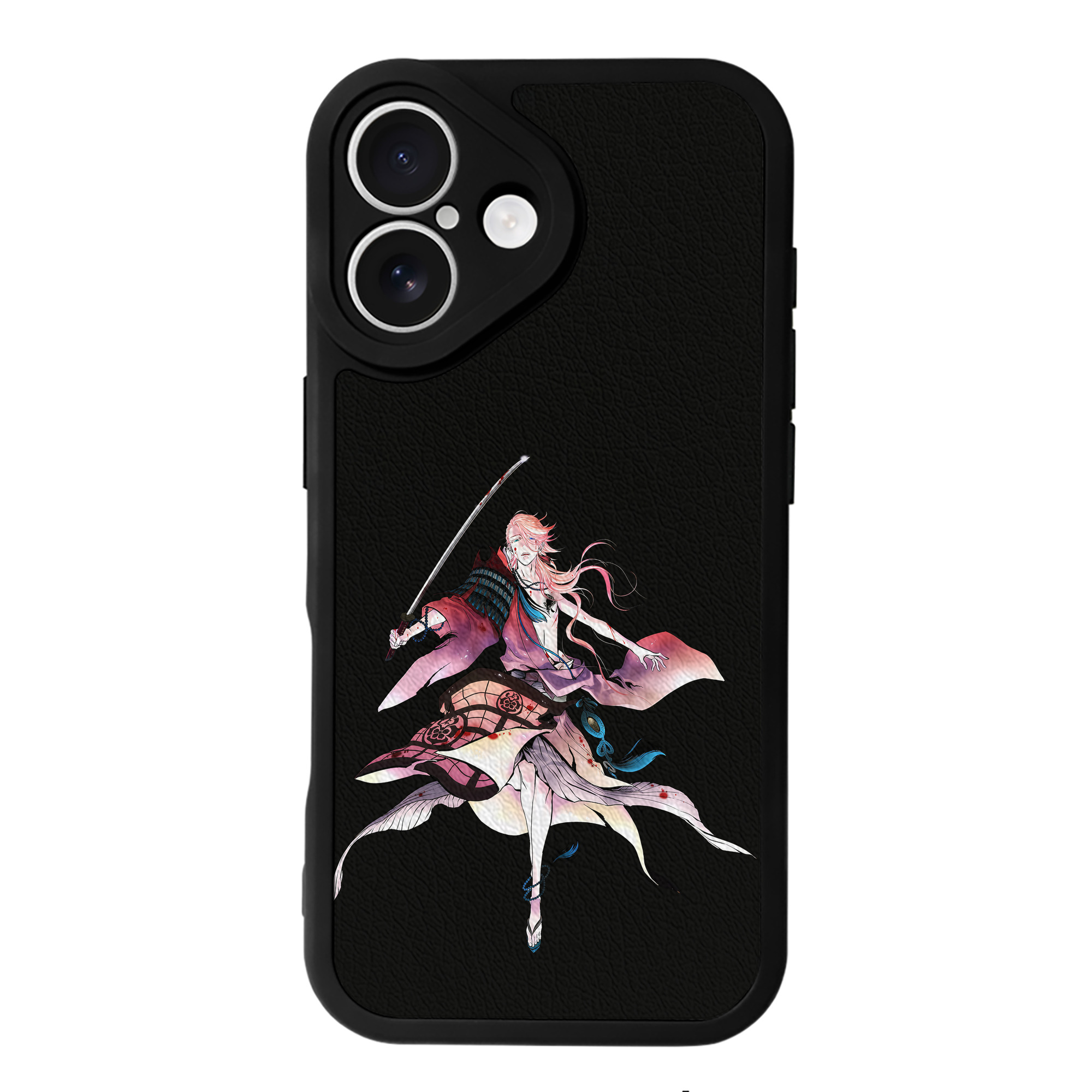 （画像用） 刀剣乱舞 Touken Ranbu 【iPhone 16シリーズ対応】シリコンスマホケース（レザー調） 材質：シリコン